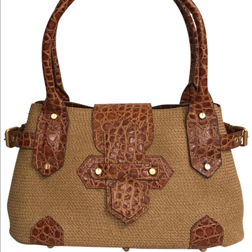 Eric Javitz Small Woven Tote /Satchel
